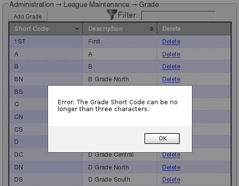 In-cell editing - Validation error